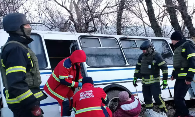 В Днепропетровской области автобус попал в ДТП