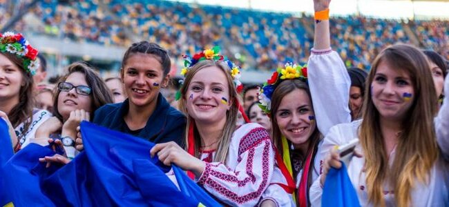 Украина, девушки, молодежь, праздник