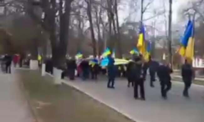 украинцы, протесты, митинги