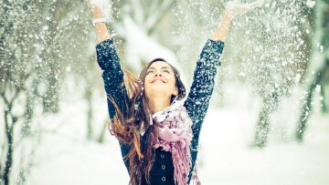 радость, зима, счастье