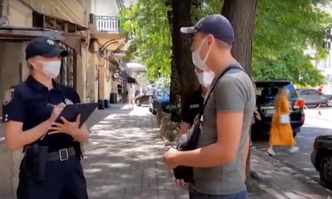 полицейские, люди