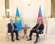 Президенты Азербайджана и Казахстана принципиально отказались говорить на русском: видео  воодушевляющего разговора