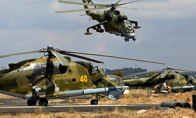 Сирия вертолет РФ