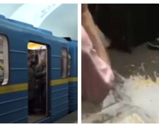 Київське метро залили молоком, незвичайне відео: "вирішили пожартувати"
