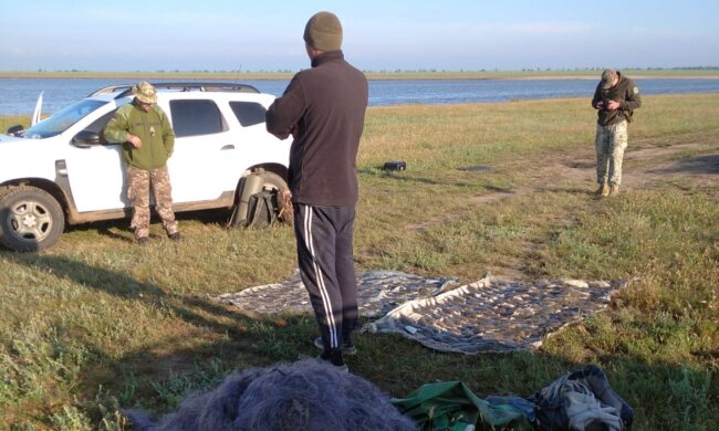 Понад 16 мільйонів гривень збитків: на Одещині затримали браконьєра просто в Нацпарку