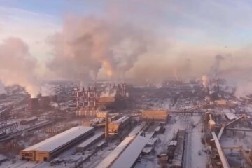 выбросы, заводы, промышленность, скрин