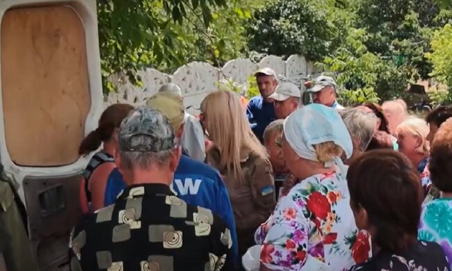 Гуманітарна допомога для пенсіонерів у Харківській області