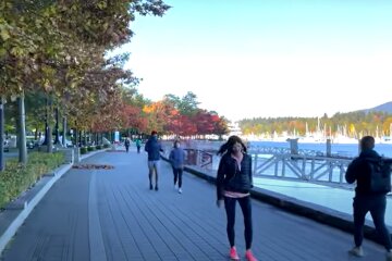 осінь, люди, погода