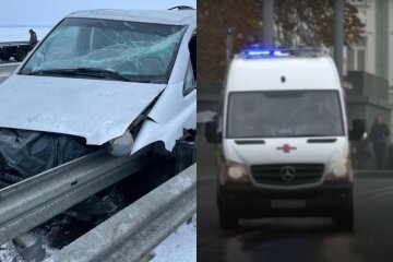 Авто "нанизало" на отбойник, появились кадры тяжелого ДТП на трассе "Киев-Одесса": "Было пять пассажиров"