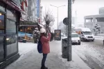 зима, люди, погода