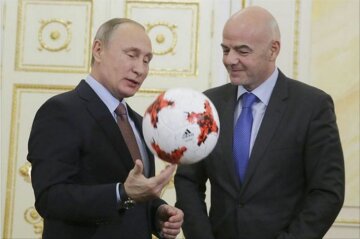Путин Инфантино ФИФА