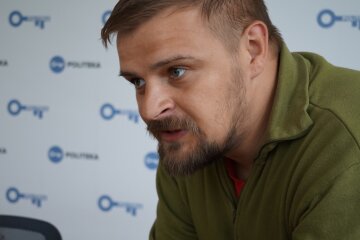 Боец Добровольческого украинского корпуса «Правый сектор» Алексей Бык