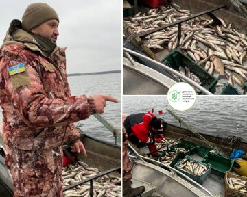 Держекоінспекція припинила масштабне порушення: незаконний вилов риби на понад мільйон гривень