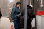 транспорт люди українці автобус