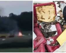 Літак з людьми впав відразу після зльоту: з'явилися кадри з місця авіакатастрофи в Швеції