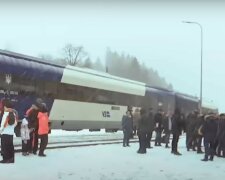 сніг, Укрзалізниця, поїзд