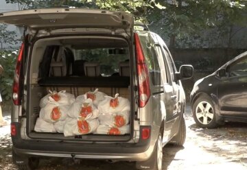 Гуманитарная помощь для пенсионеров в Харьковской области