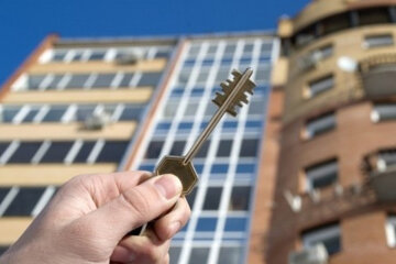 недвижимость, новострой, квартира, ключ, дом