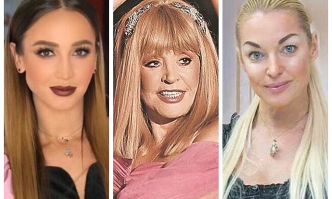 ольга бузова, алла пугачева, анастасия волочкова