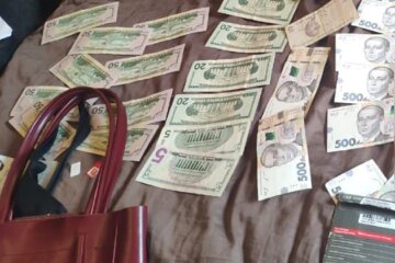 гривня, долари