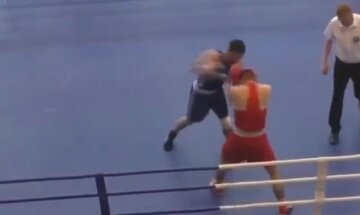 Боксер решился на нокаутирующий удар эффектной вертушкой, видео: "Надоело руками"