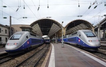вокзал, Франция, поезд