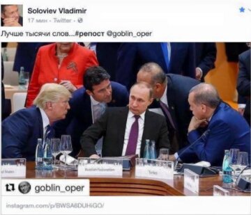 Российский пропагандист Соловьев разместил в соцсетях фейковое фото Путина 01