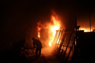 Пирогово в огне: «поджигатель» заплатит огромную сумму (фото)