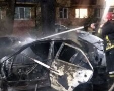Жизнь девушки трагически оборвалась на украинской трассе, фото: огонь охватил авто
