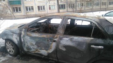 Авто борца с незаконными застройками сожгли в Киеве (фото)