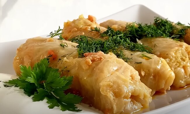 Голубцы с картофелем