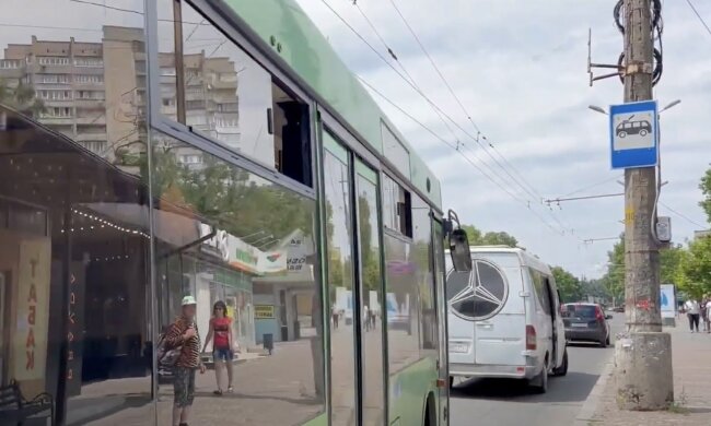Ограничение движения транспорта в Виннице