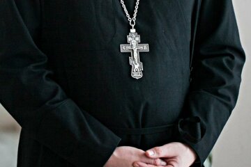 священник, крест, поп