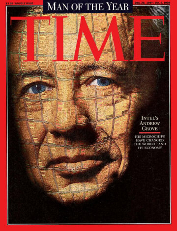 05975697: Cover of TIME magazine dated 12-29-1997 w. pic of Intel CEO Andrew Grove.