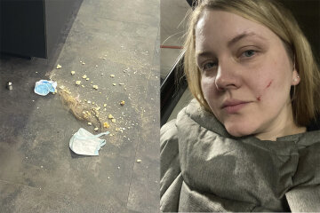 Жінку побили в дніпровському кінотеатрі, кадри: не пропустила за попкорном без черги