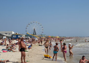 Кирилловка, пляж, Азовское море