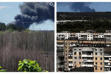 "Палає страшне": сильна пожежа спалахнула під Києвом, перши деталі та фото
