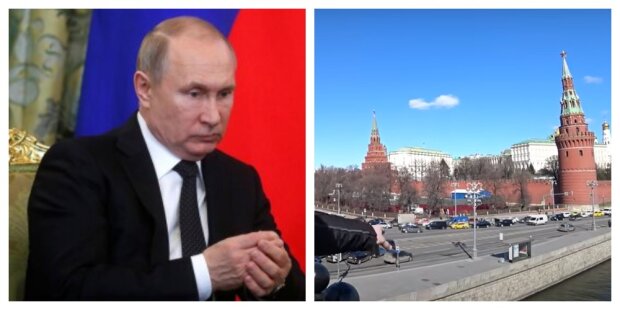 Переполох у кремлі через антивоєнні гасла на стіні, кадри: путінські силовики посилили охорону
