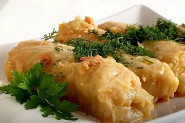 Голубцы с картофелем