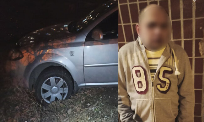 П'яний водій влаштував переполох у Дніпрі: зупинила тільки клумба