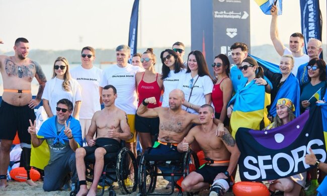Українські ветерани здобули перемоги на Oceanman Dubai — змагання «Залізної Волі» відбулися за підтримки фонду «Надія» та Валерія Дубіля