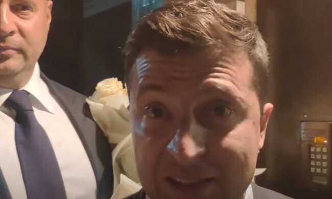 Розлючений Зеленський біля будинку батьків пообіцяв з'їхати з резиденції в Конча-Заспі