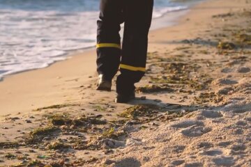 Черное море, спасатель, побережье, берег