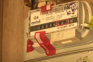 лічильник газу, оплата газу, газ