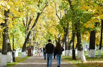 осінь, люди, погода