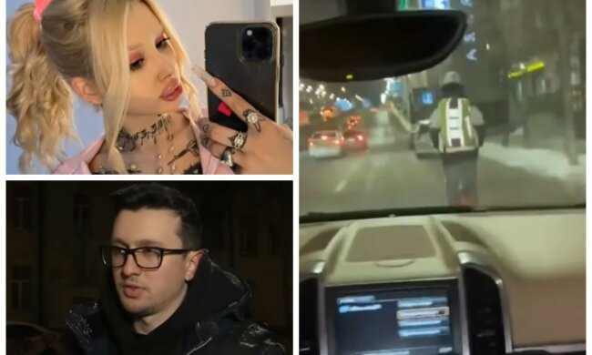 У Києві авто з блогеркою протаранило кур'єра, чоловік розкрив деталі «Не поспішали зупинятися...»