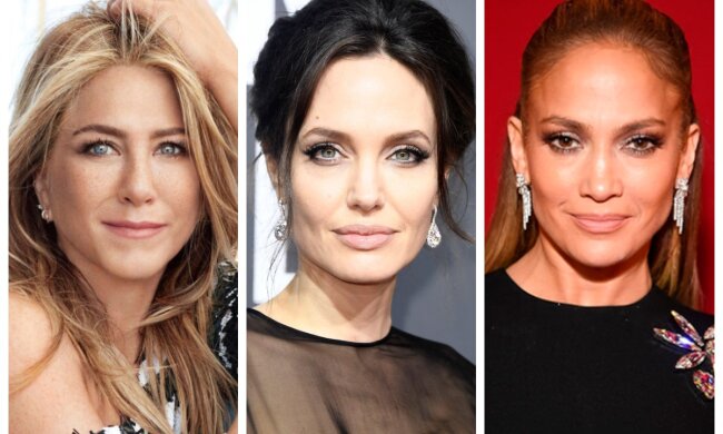 дженнифер энистон, анджелина джоли, дженнифер лопес