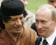 Каддафи Путин