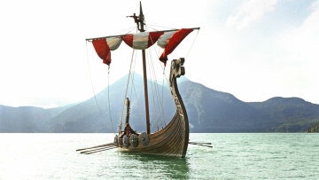 корабль, викинги