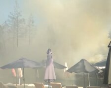 пожар в загородном комплексе под Киевом
